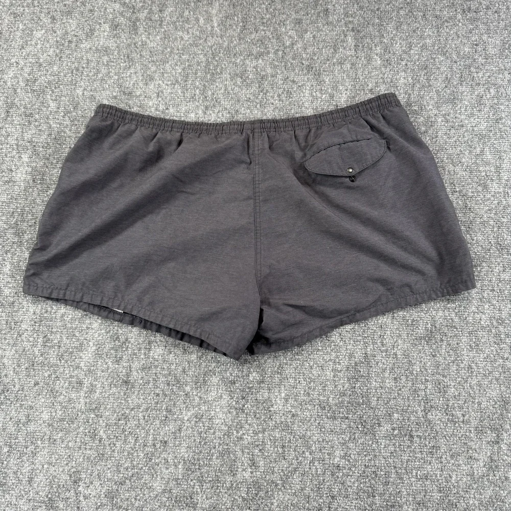 LL Bean Swim Trunks Mens Large Gray Nylon‎ Quick Dry Board Shorts Back Pocket